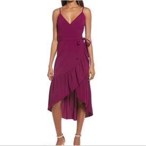 Dress the Population Delphine Dress in Dark Magenta